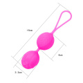 Masaje vaginal con forma de flor rosa, bola de vagina, bolas de kegel, dispositivo de ejercicio, apriete vaginal, juguetes sexuales